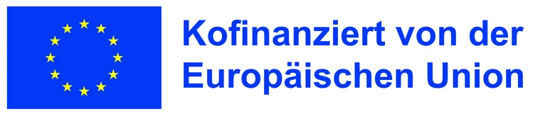 Förderlogo der Europäischen Union in blau