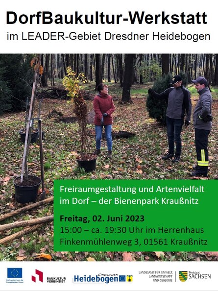 Einladungsflyer für DorfBaukultur-Werkstatt