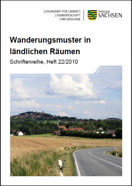 Titelseite der Veröffentlichung: »Wanderungsmuster in ländlichen Räumen«