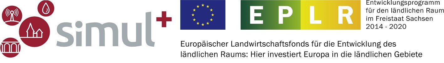 Logo des Sächsischen Ministerium für Regionalentwicklung und Logo des Europäischen Landwirtschaftsfonds für die Entwicklung des ländlichen Raumes