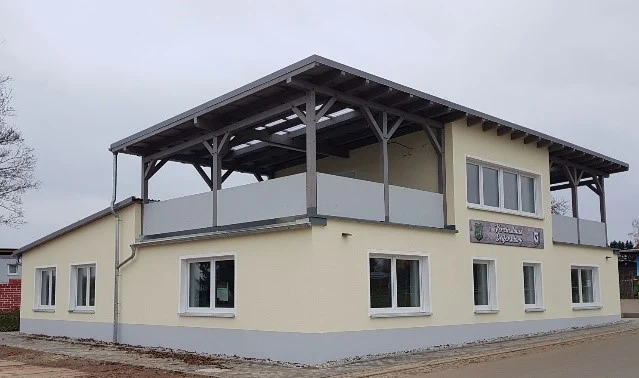 Blick auf den sanierten Richterturm