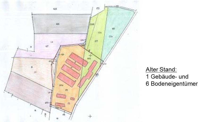 Alter Stand LwAnpG - 1 Gebäude- und 8 Bodeneigentümer