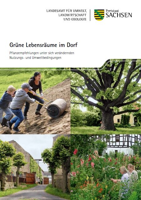 Titelblatt der Broschüre Grüne Lebensräume im Dorf